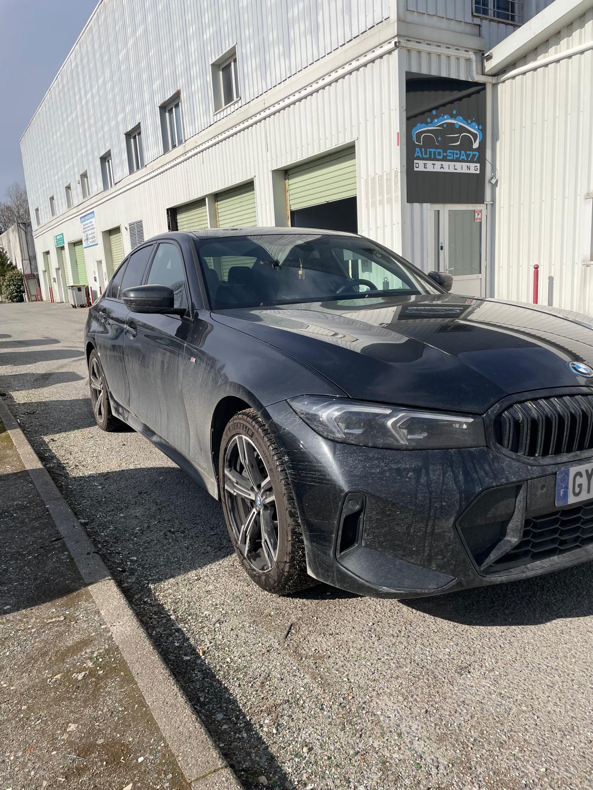 Avant - Bmw I3 - Nettoyage extérieur professionnel avec finitions soignées